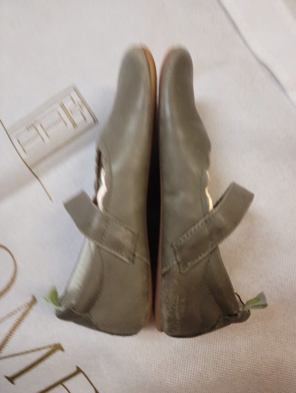 Tip Toey Joey Olive Khaki Green Mary Jane 8.5 - Picture 5 of 5
